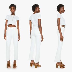 Mother Women Size 26 The Hustler Ankle Fray Fairest Of Them All Denim Flare Jean